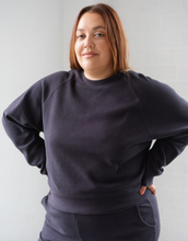 BRUNETTE THE LABEL - Waffle Raglan Top | Navy