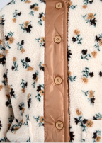 RD STYLE - Sophia Sherpa Button Front Jacket