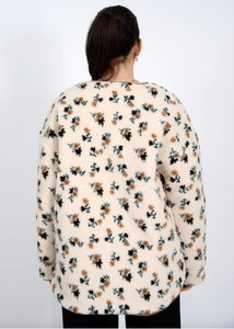 RD STYLE - Sophia Sherpa Button Front Jacket