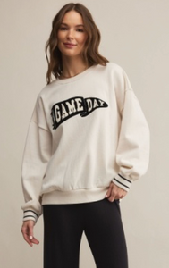 Z SUPPLY - Oversized LET'S GO Sweatshirt