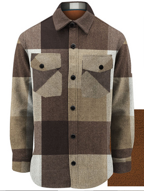 POINT ZERO - Men's Lined Plaid Shacket