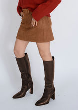 RD STYLE - Missy Faux Suede Mini Skirt