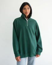 BRUNETTE THE LABEL - Not Your BF's Half Zip | HOCKEY MOM x Mini Citizen (Green)