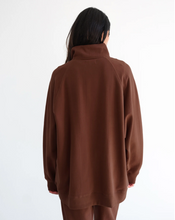 BRUNETTE THE LABEL - Not Your Boyfriend's Half Zip | Brown