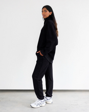 BRUNETTE THE LABEL - Not Your Boyfriend's Half Zip | Black