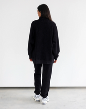 BRUNETTE THE LABEL - Not Your Boyfriend's Half Zip | Black