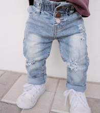 LITTLE BIPSY - Paperbag Waist Denim