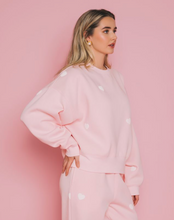 BRUNETTE THE LABEL - All Over Heart Girlfriend Crew