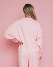 BRUNETTE THE LABEL - All Over Heart Girlfriend Crew