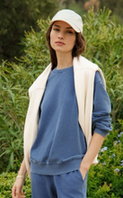 Z SUPPLY - Boyfriend Denim Sweatshirt | Calypso Blue Indigo