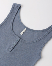 RYLEE & CRU - Ribbed Tank | Heathered Marine