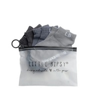 LITTLE BIPSY - Ankle Sock 3-Pack | Worn Indigo