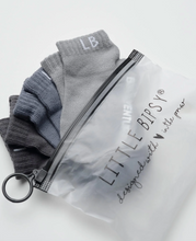 LITTLE BIPSY - Ankle Sock 3-Pack | Worn Indigo