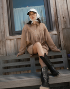 BRUNETTE THE LABEL - Fringe Jacket