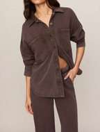 Z SUPPLY - All Day Knit Jacket | Dark Chocolate