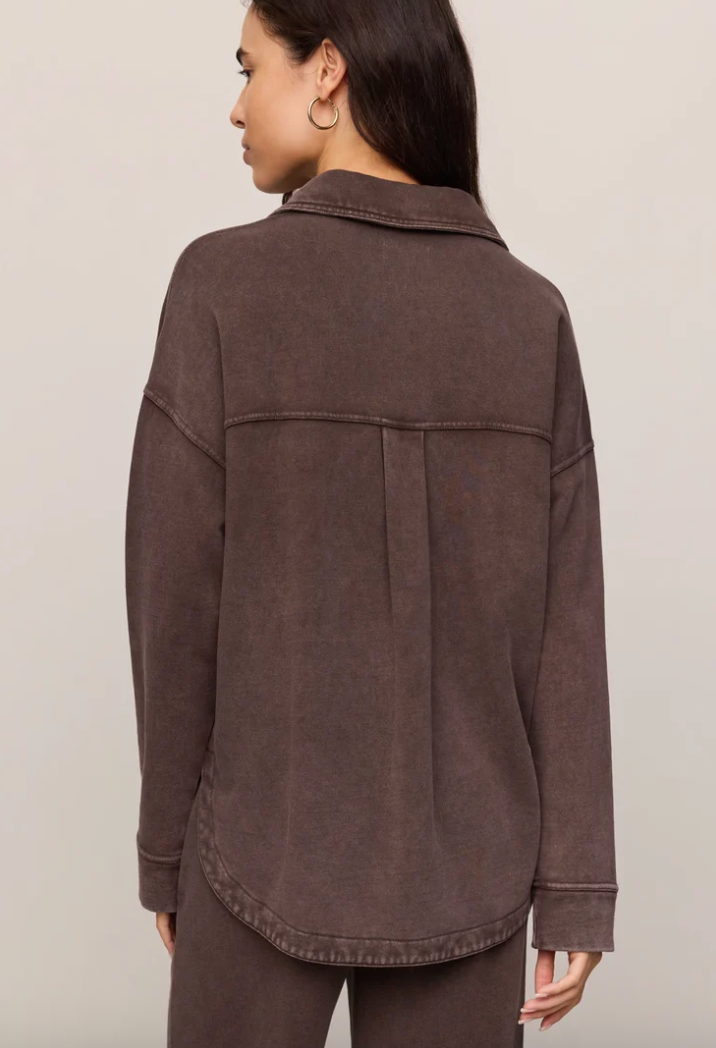 Z SUPPLY - All Day Knit Jacket | Dark Chocolate