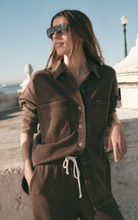 Z SUPPLY - All Day Knit Jacket | Dark Chocolate