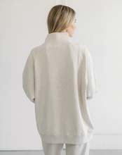 BRUNETTE THE LABEL - Not Your Boyfriend's Half Zip | Oatmeal