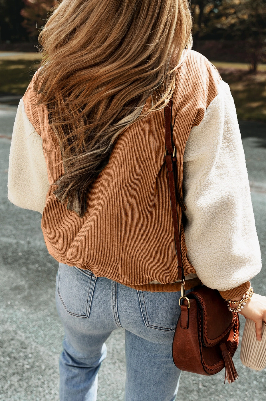 MINI CITIZEN - Custom Corduroy Fleece Button-Up Bomber Jacket | Buckskin