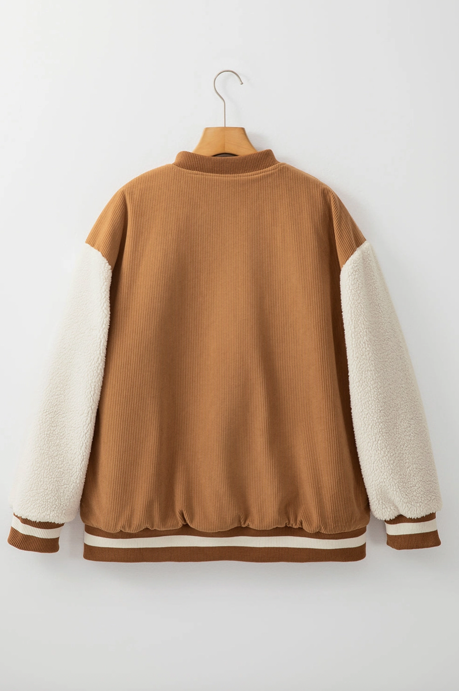 MINI CITIZEN - Custom Corduroy Fleece Button-Up Bomber Jacket | Buckskin