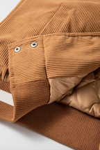 MINI CITIZEN - Custom Corduroy Fleece Button-Up Bomber Jacket | Buckskin