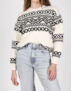 BRUNETTE THE LABEL - Fair Isle Sweater