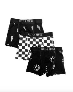 LITTLE BIPSY - Boxer Brief 3-Pack | Smiley