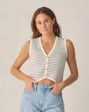 RYLEE & CRU - Women's Knit Vest | Marine Stripe
