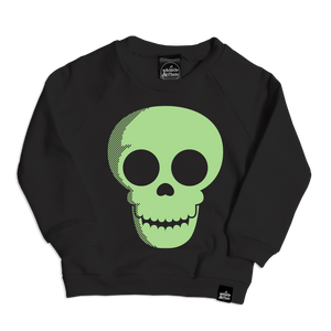WHISTLE & FLUTE - Glow Skull Sweatshirt