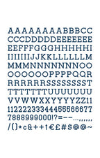 DCWV - 1" Letter Pack (188 pieces)