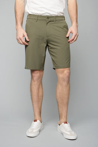 HEDGE - Mens Woven Shorts | Olive