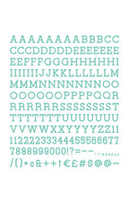 DCWV - 1" Letter Pack (188 pieces)
