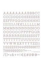 DCWV - 1" Letter Pack (188 pieces)
