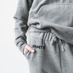 BRUNETTE THE LABEL - The "Middle Sister" Chainstitch Jogger | Heather Grey