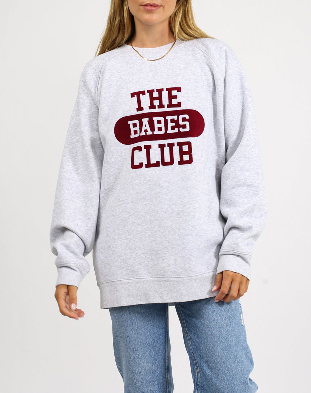 BRUNETTE THE LABEL - The "BABES CLUB" Big Sister Crew | Pebble Grey