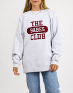 BRUNETTE THE LABEL - The "BABES CLUB" Big Sister Crew | Pebble Grey