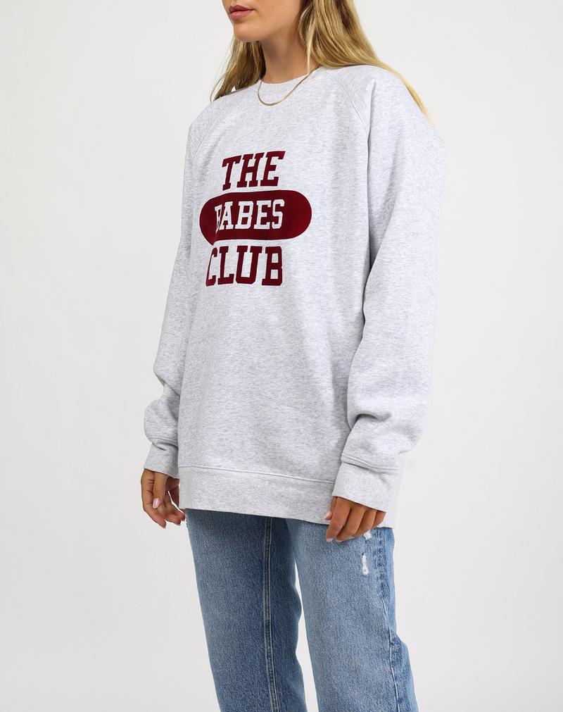 BRUNETTE THE LABEL - The "BABES CLUB" Big Sister Crew | Pebble Grey