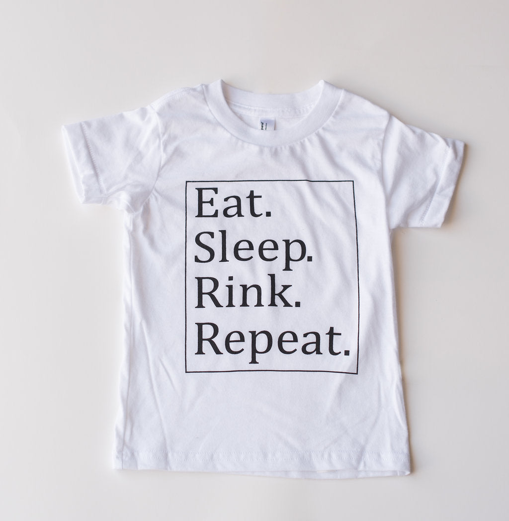 MINI CITIZEN - "Eat. Sleep. Rink. Repeat." Youth Poly-Cotton Tee