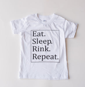 MINI CITIZEN - "Eat. Sleep. Rink. Repeat." Youth Poly-Cotton Tee
