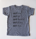 MINI CITIZEN - "Out Run, Out Hit..." Youth Tri-Blend