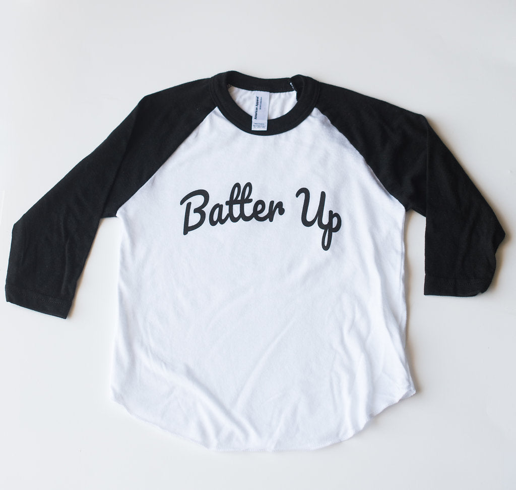 MINI CITIZEN - "Batter Up" Youth Poly-Cotton 3/4 Raglan