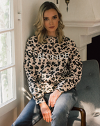 BRUNETTE THE LABEL - The "BLONDE" Middle Sister Crew | Leopard Print