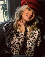 BRUNETTE THE LABEL - The "BLONDE" Middle Sister Crew | Leopard Print