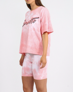 BRUNETTE THE LABEL - The "BRUNETTE" Tie-Dye Vintage Boxy Tee | Juicy Couture