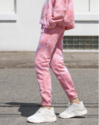 BRUNETTE THE LABEL - The BEST FRIEND Pink Marble Tie-Dye Jogger | Juicy Couture