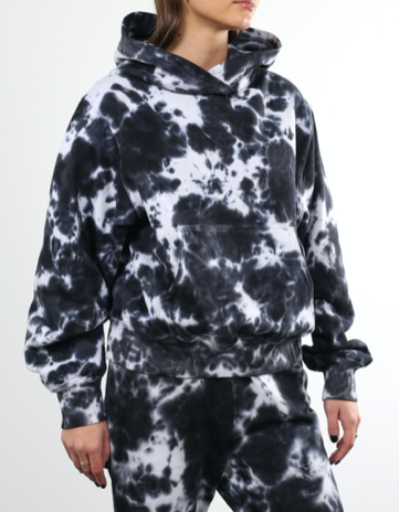 BRUNETTE THE LABEL - The MARBLE TIE DYE Best Friend Hoodie