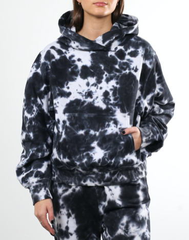 BRUNETTE THE LABEL - The MARBLE TIE DYE Best Friend Hoodie