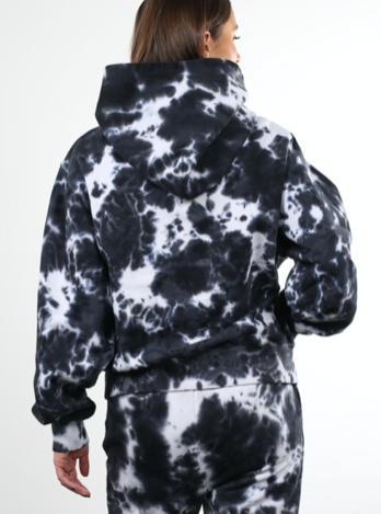 BRUNETTE THE LABEL - The MARBLE TIE DYE Best Friend Hoodie