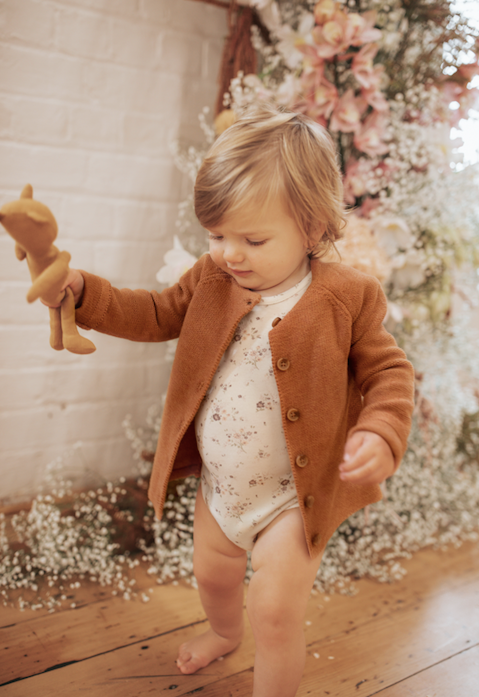 Bronze simple cardigan jamie kay discount