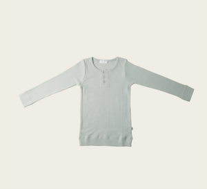 JAMIE KAY - Organic Essential Henley | Feather